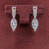 Zirkon Taşlı Oval Model Bayan Gümüş Set - Görsel 4