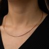 Gümüş Omega Choker Zincir - Görsel 3