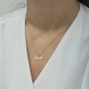 Gümüş Rose Yusufçuk Bayan Kolye - Görsel 2