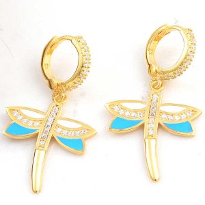 Gümüş Gold Sallantılı Yusufcuk Kadın Küpe