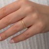 Gümüş Gold Ajda Kadın Yüzük - Görsel 3